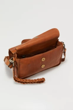 Skye Leather Knot Flapover Bag 6 Skye Leather Knot Flapover Bag -Travel Luggage Store 3208281 3