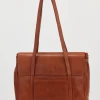 Maya Leather Work Laptop Bag