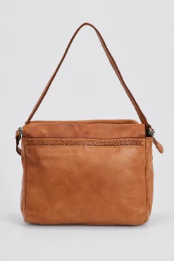 Isla Leather Braided Shopper Bag