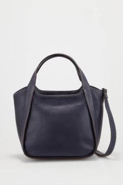 Maya Leather Mini Shopper Bag