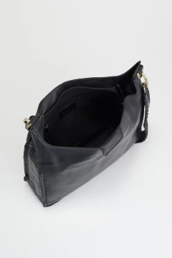 Cora Leather Whipstitch Hobo Bag -Travel Luggage Store 3208924 3