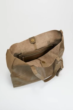 Alba Leather Unlined Tote Bag -Travel Luggage Store 3208929 3
