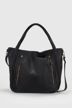 Plait Handle Tote Bag