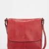 Maya Leather Classic Flapover Bag