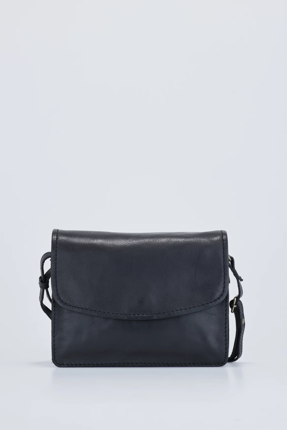 Gwen Leather Stitch Flapover Bag 1 Gwen Leather Stitch Flapover Bag