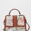 Floral Mini Top Handle Bag