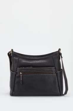Ana Leather Large Crossbody Bag