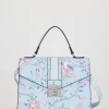 Floral Top Handle Bag