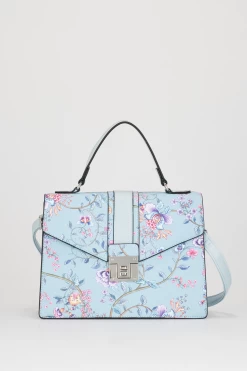 Floral Top Handle Bag