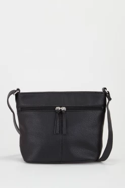 Twin Zip Crossbody Bag