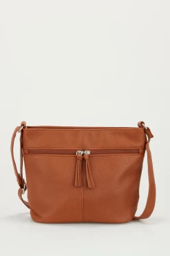 Twin Zip Crossbody Bag