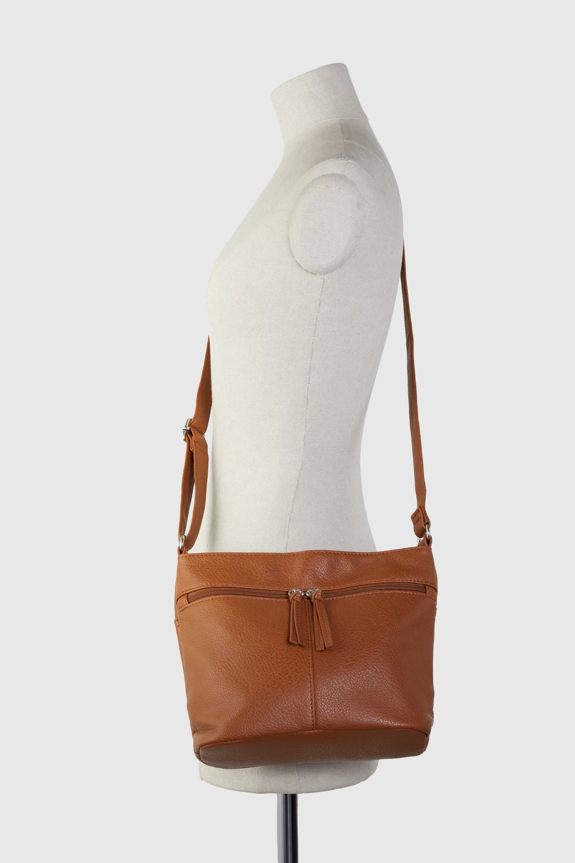 Twin Zip Crossbody Bag 4 Twin Zip Crossbody Bag - Image 4