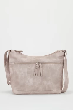 Twin Zip Large Crossbody Bag