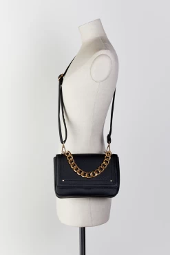 Chain Detail Flapover Bag -Travel Luggage Store 3211864 4 687f8865 66dc 42d3 b96d 58ca621af3e7