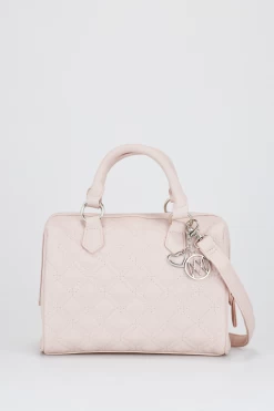 Quilted Small Barrel Bag