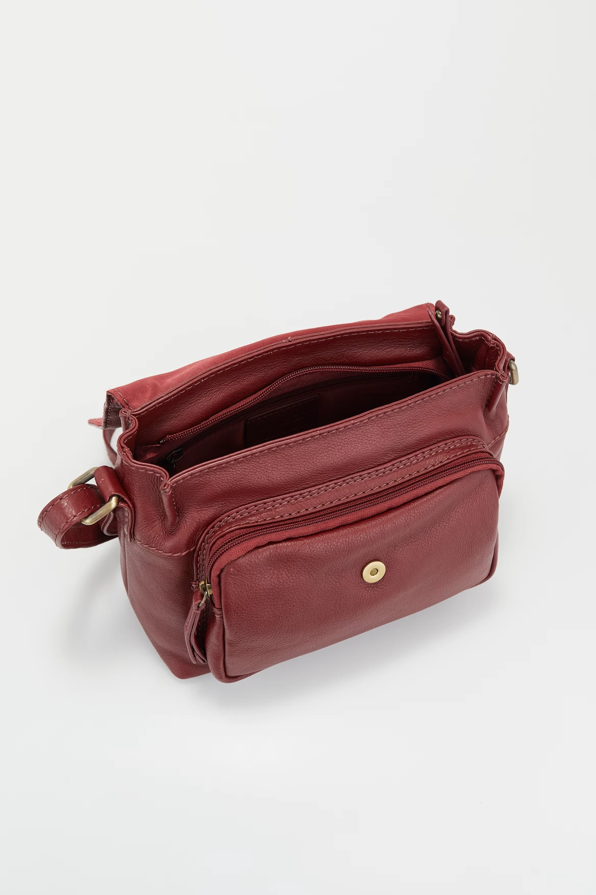 Ana Leather Flapover Bag 3 Ana Leather Flapover Bag - Image 3